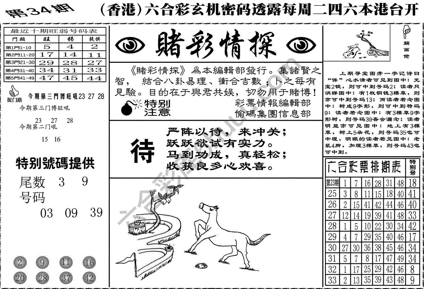 赌彩情探