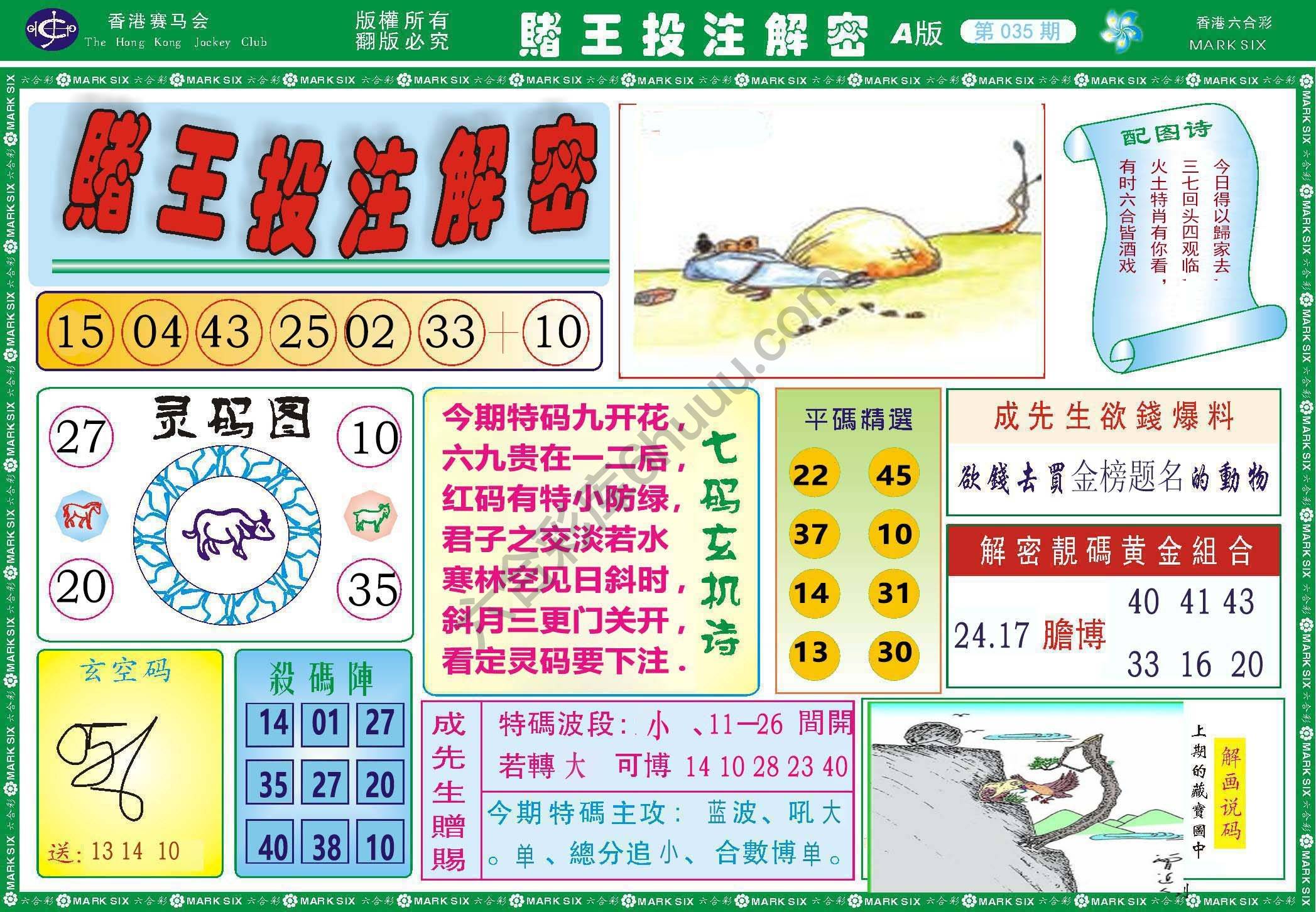 赌王投注解密