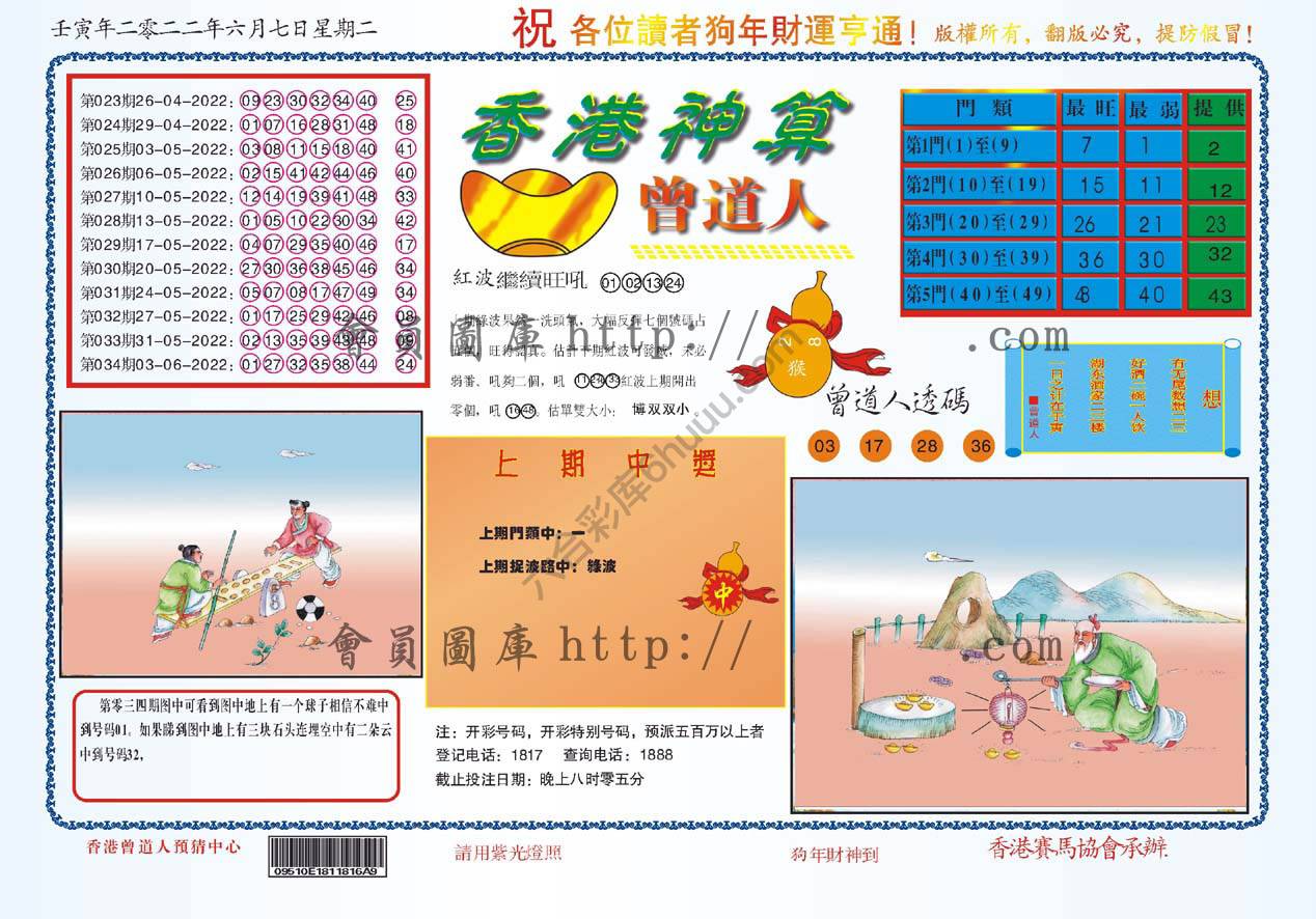 香港神算曾道人