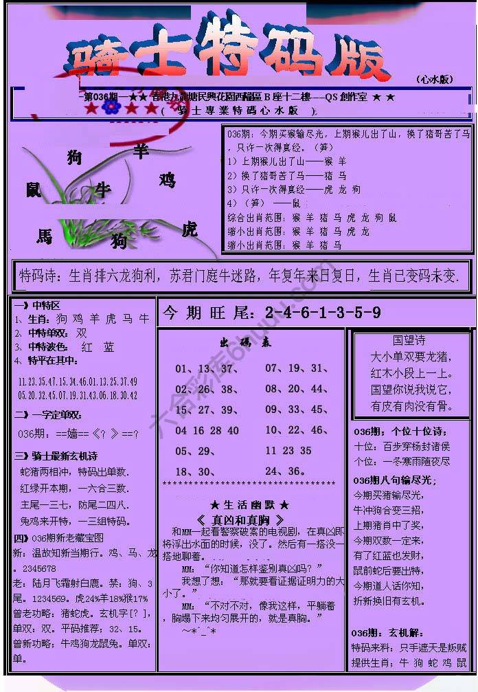 另类骑士特码版