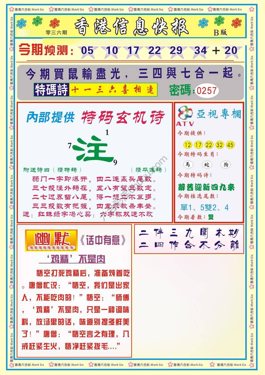 香港信息快报
