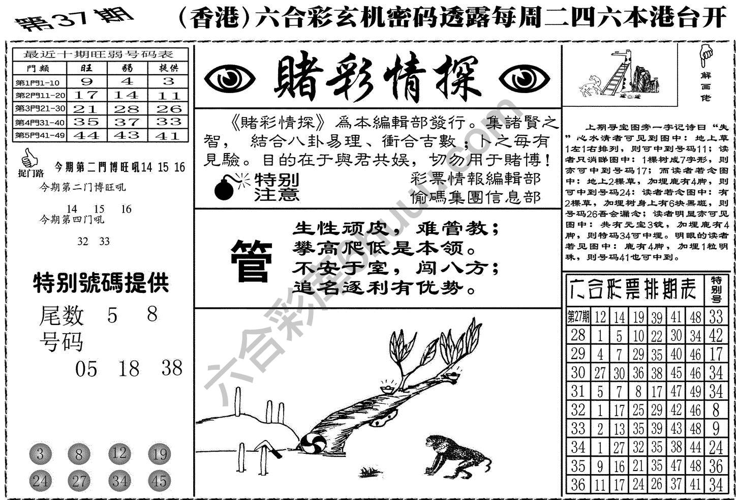赌彩情探