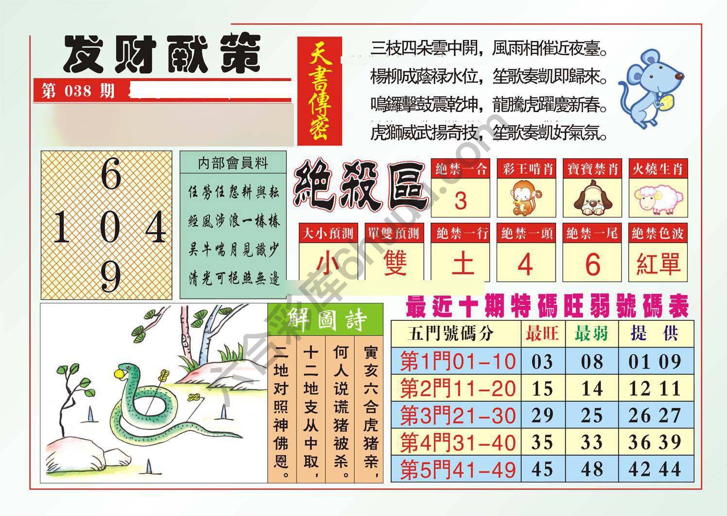 发财献策