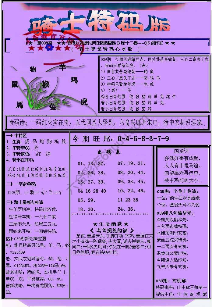 另类骑士特码版