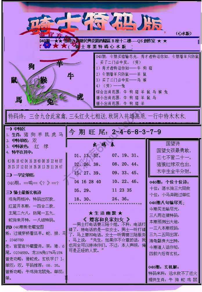 另类骑士特码版