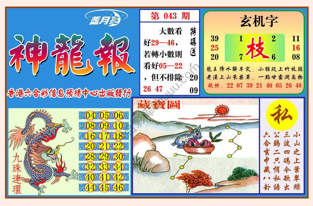 蓝月亮神龙报