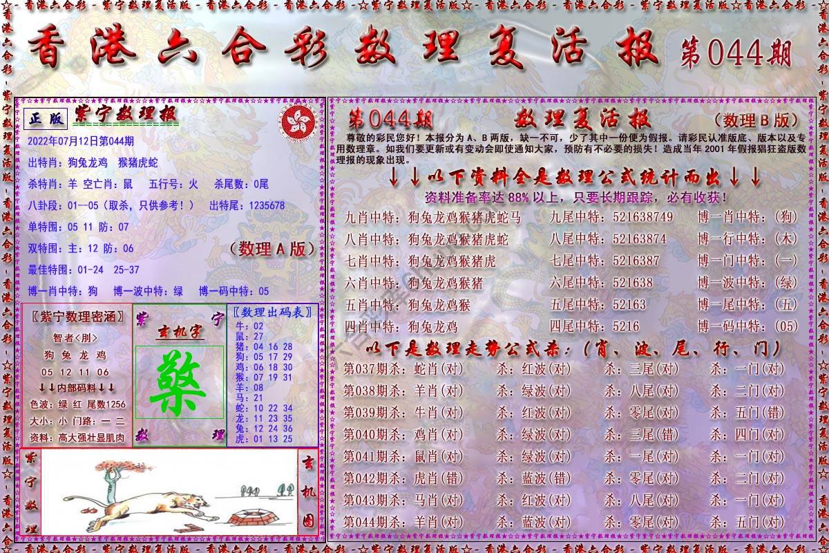 数理复活报