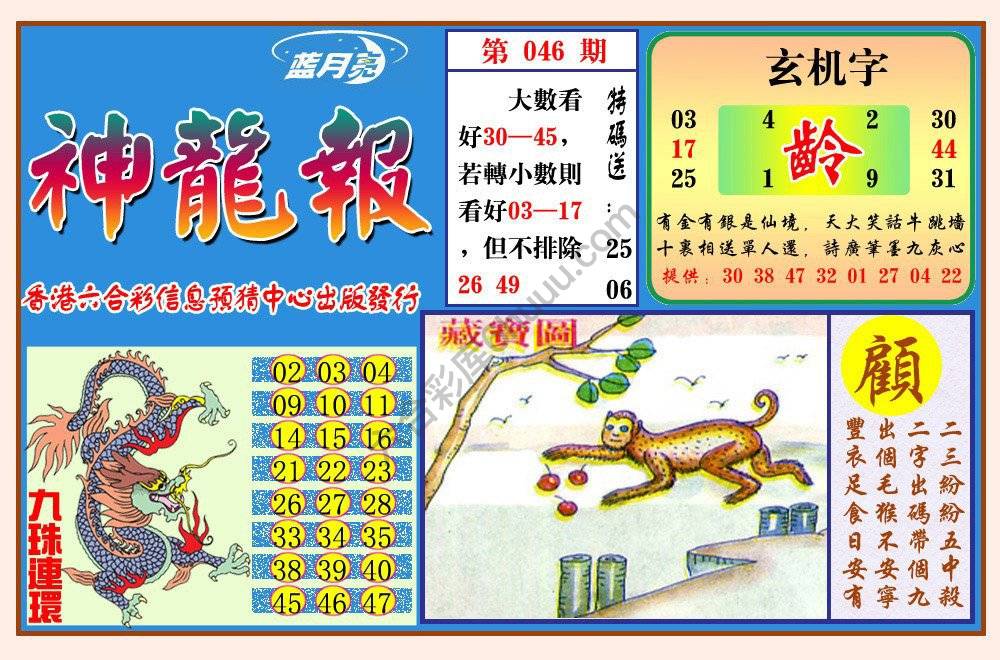 蓝月亮神龙报