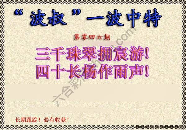 波叔一波中特