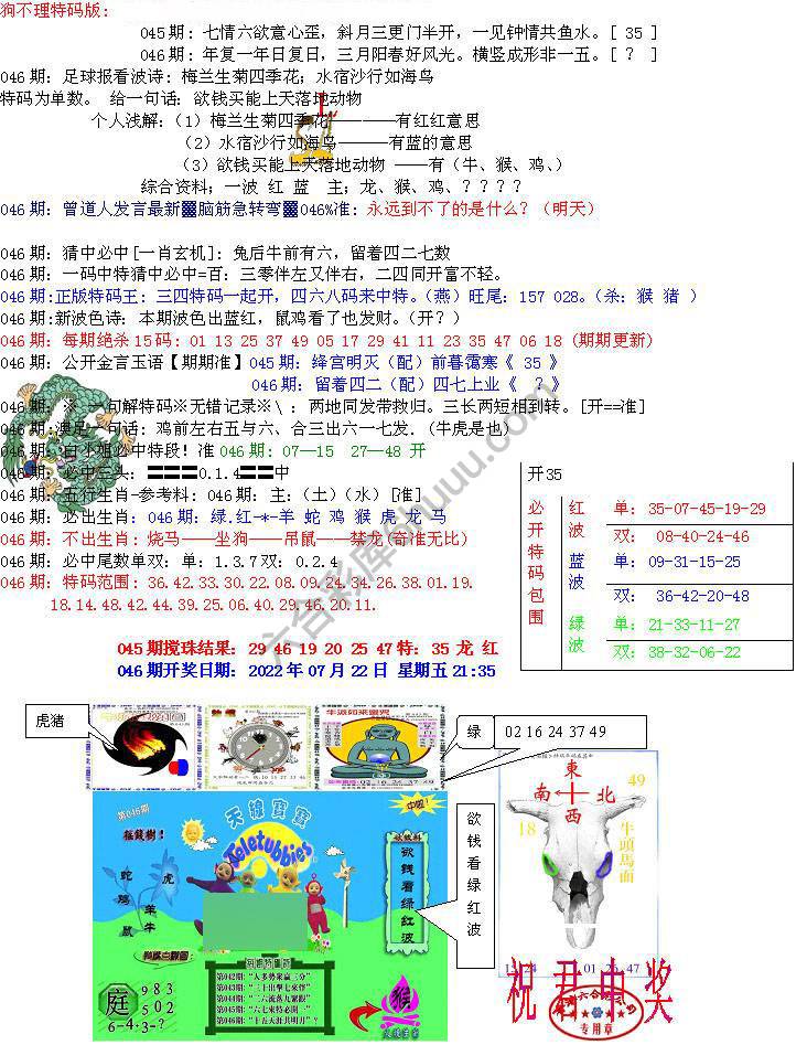 青龙五鬼报