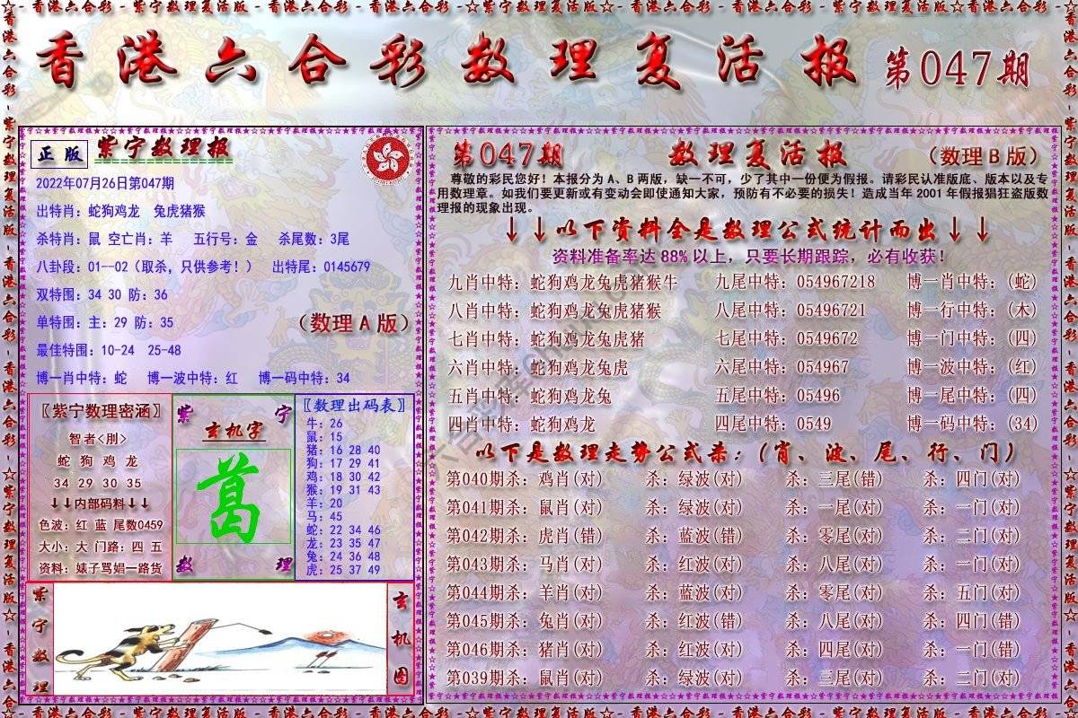 数理复活报