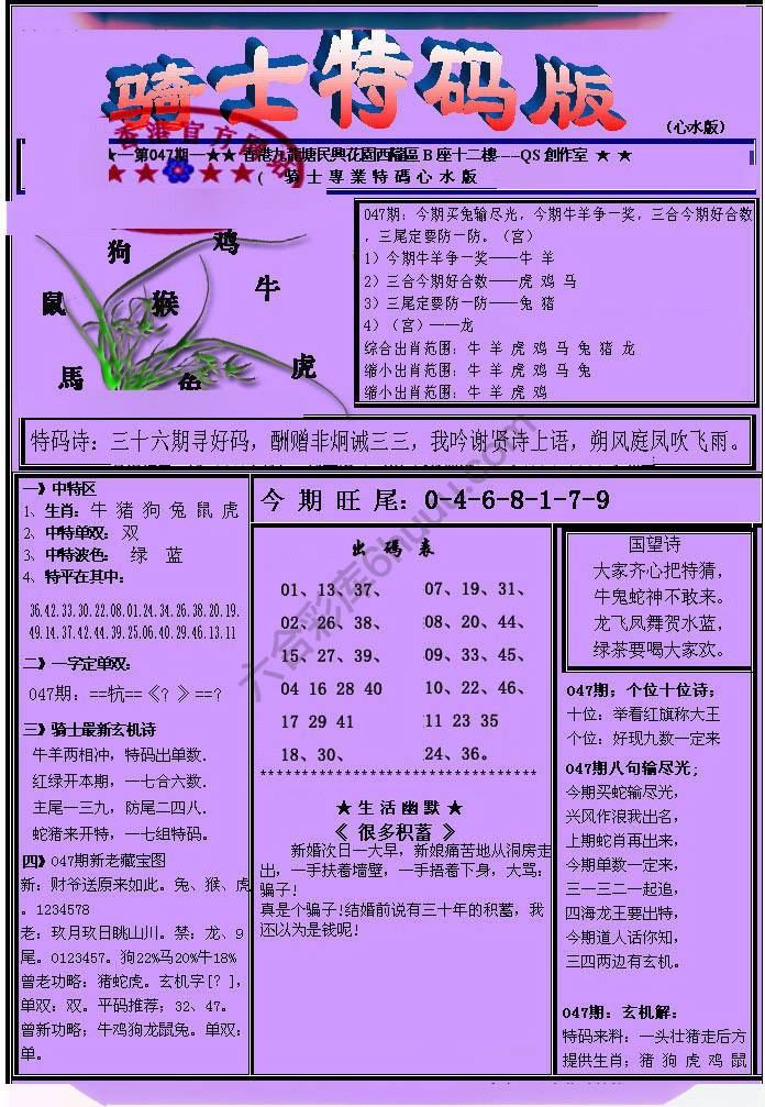 另类骑士特码版