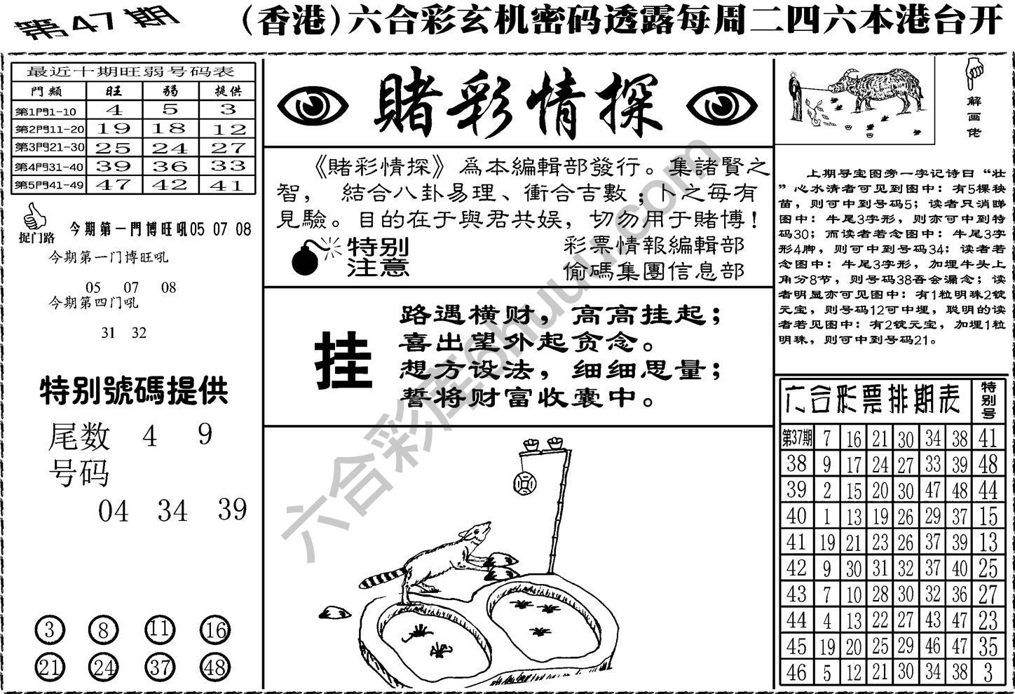 赌彩情探