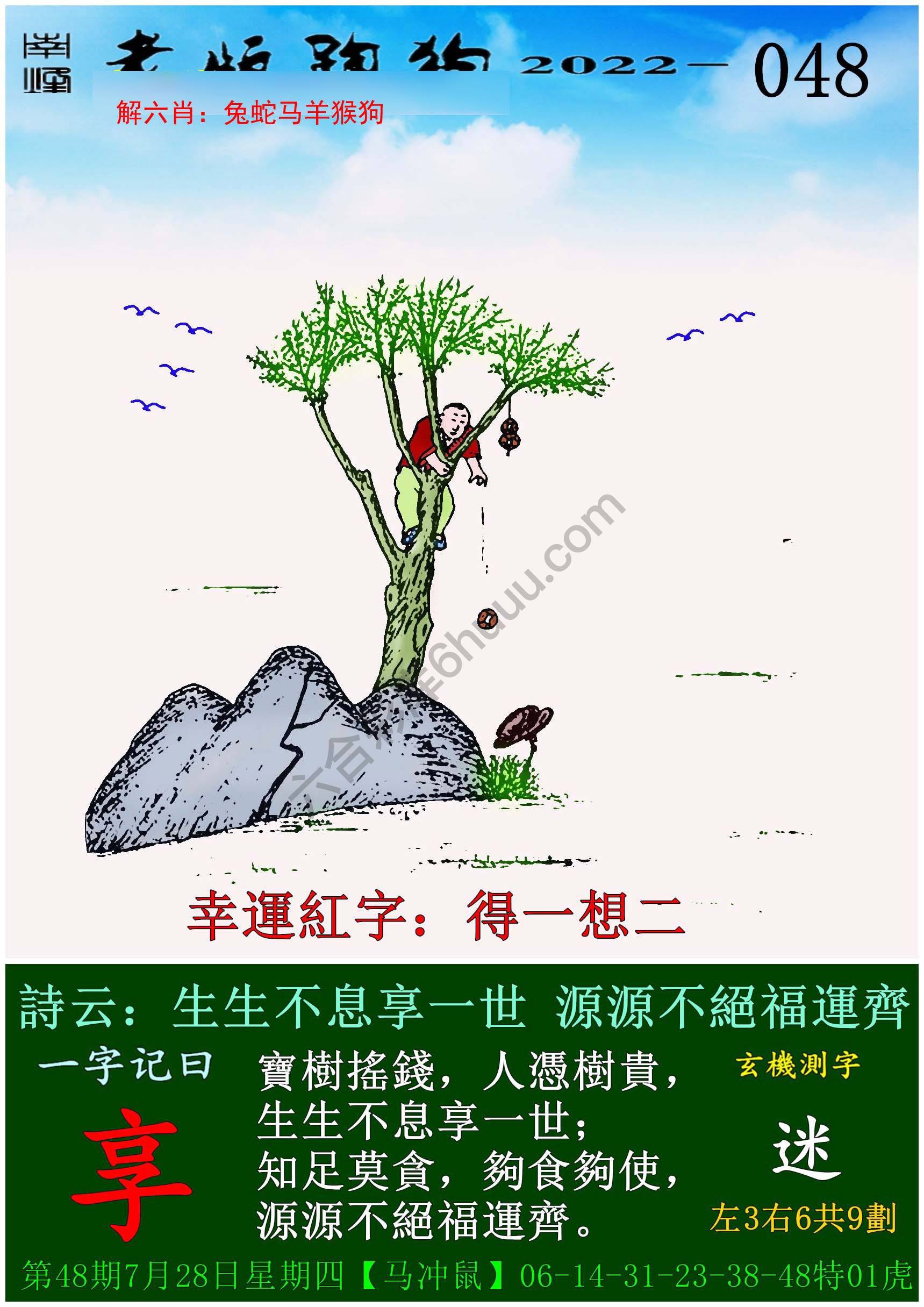 老版跑狗图