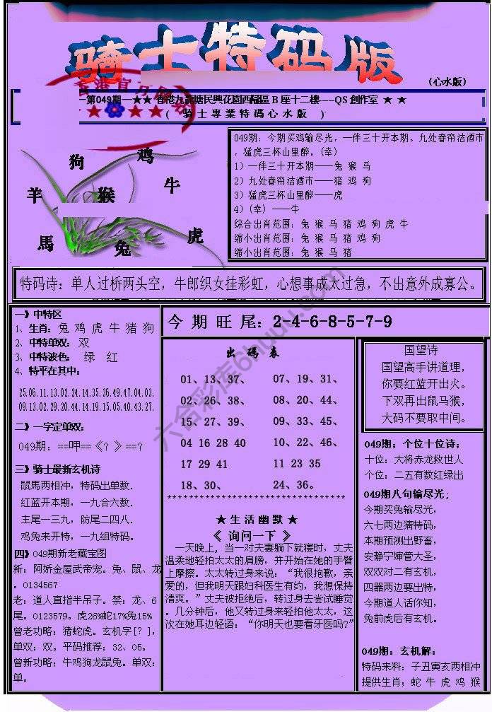 另类骑士特码版