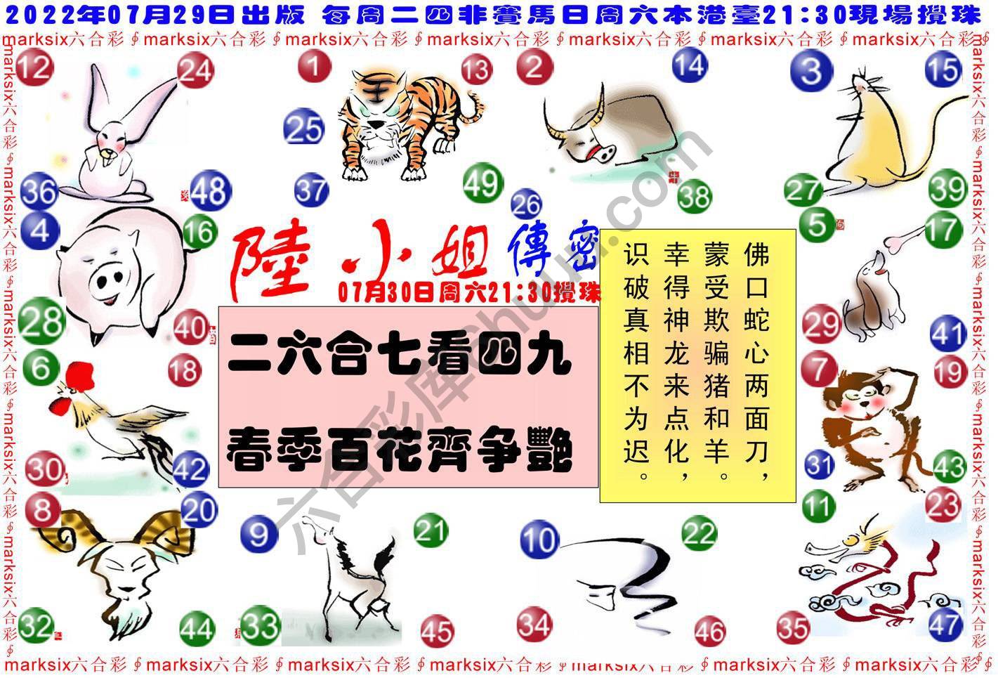 陆小姐传密