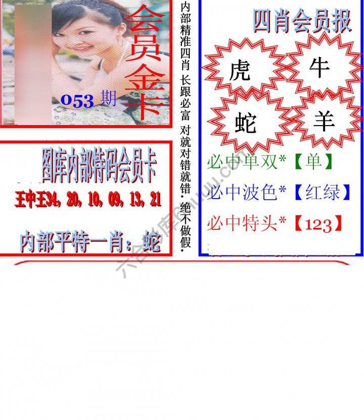 马经四肖会员报