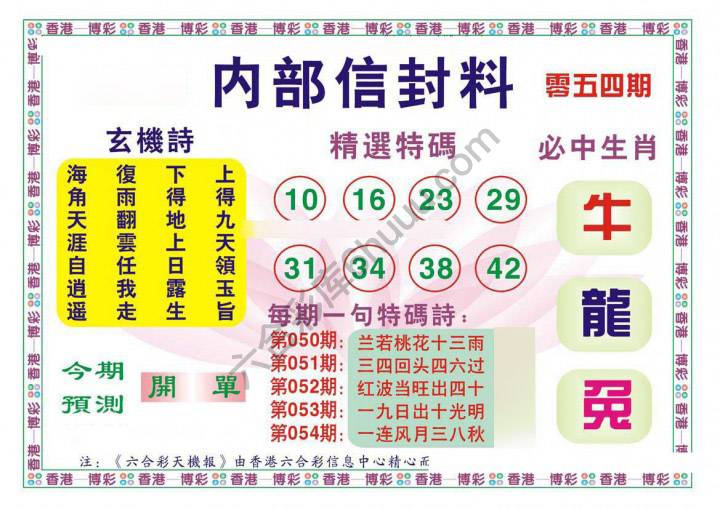 内部信封料