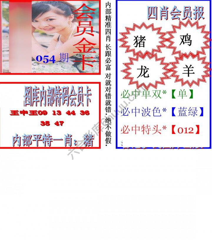 马经四肖会员报