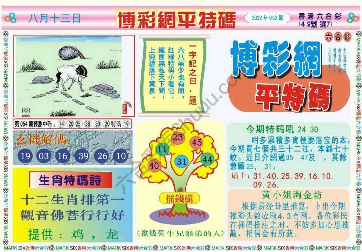 博彩网平特码