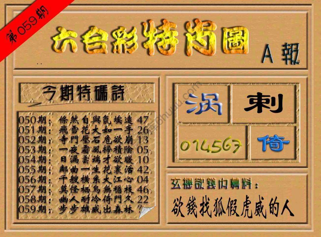 六合彩特肖图