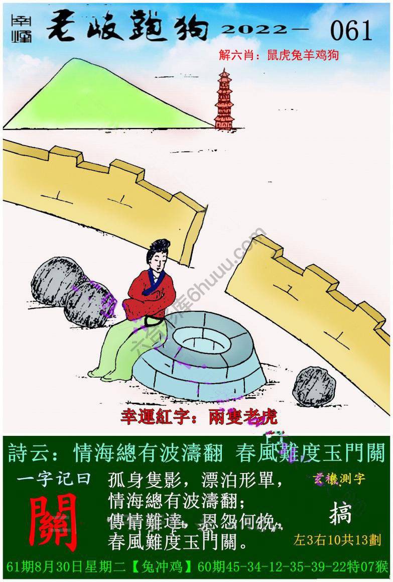 老版跑狗图