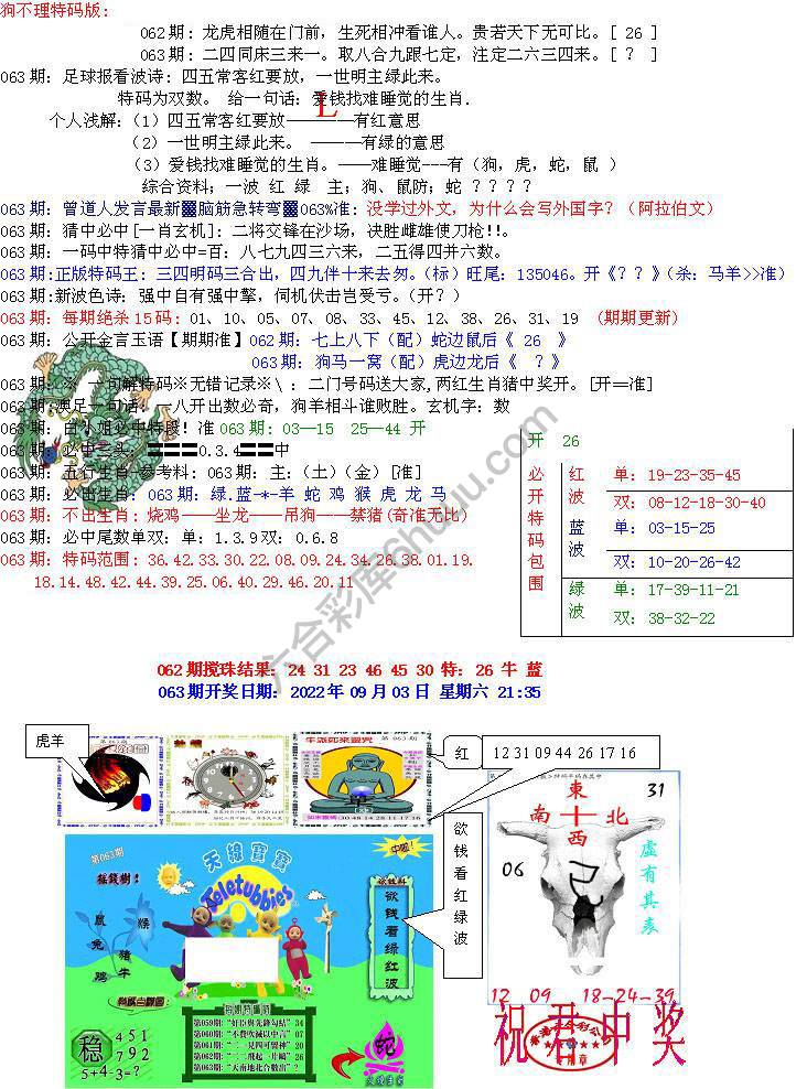 青龙五鬼报