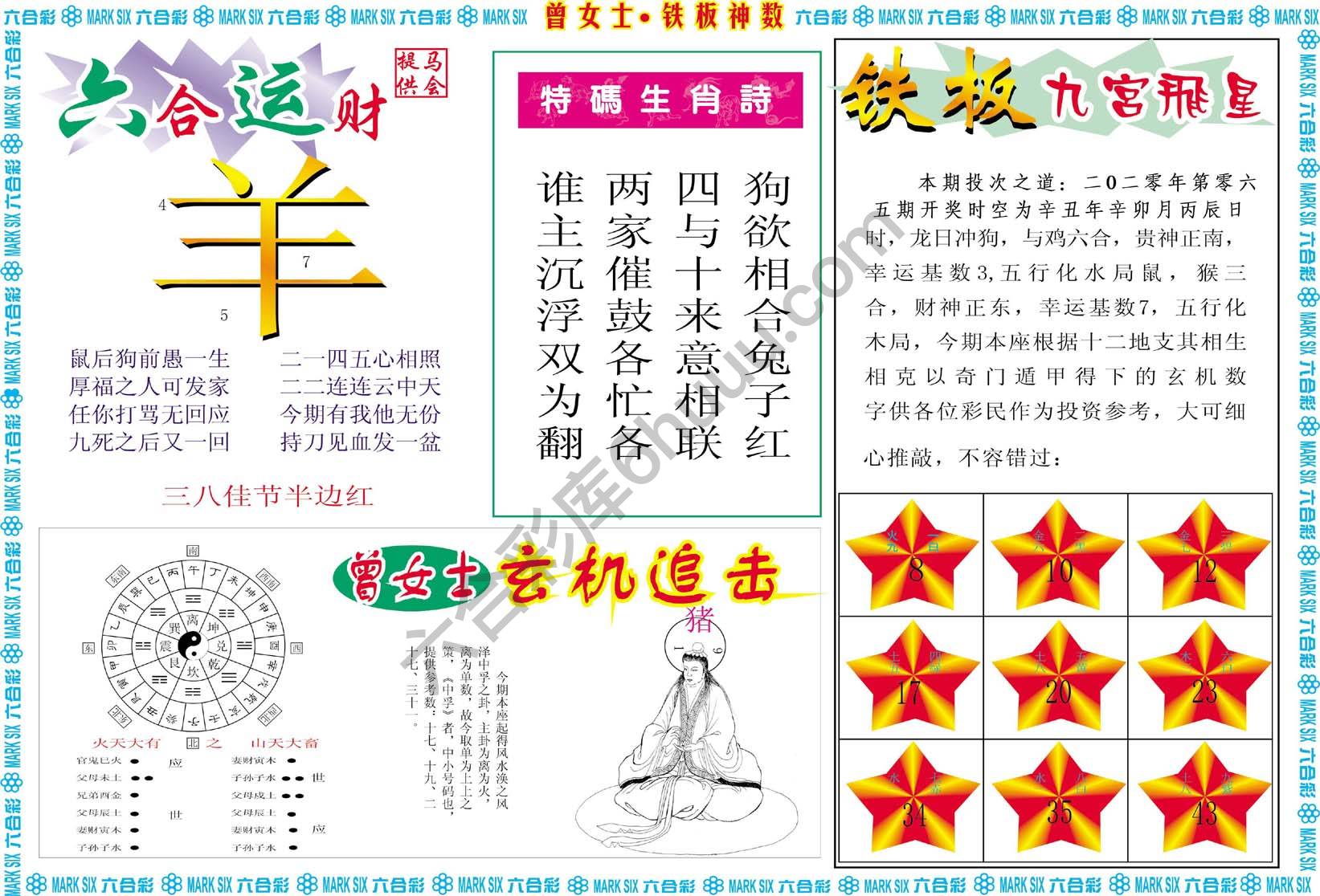 曾女士铁板神数