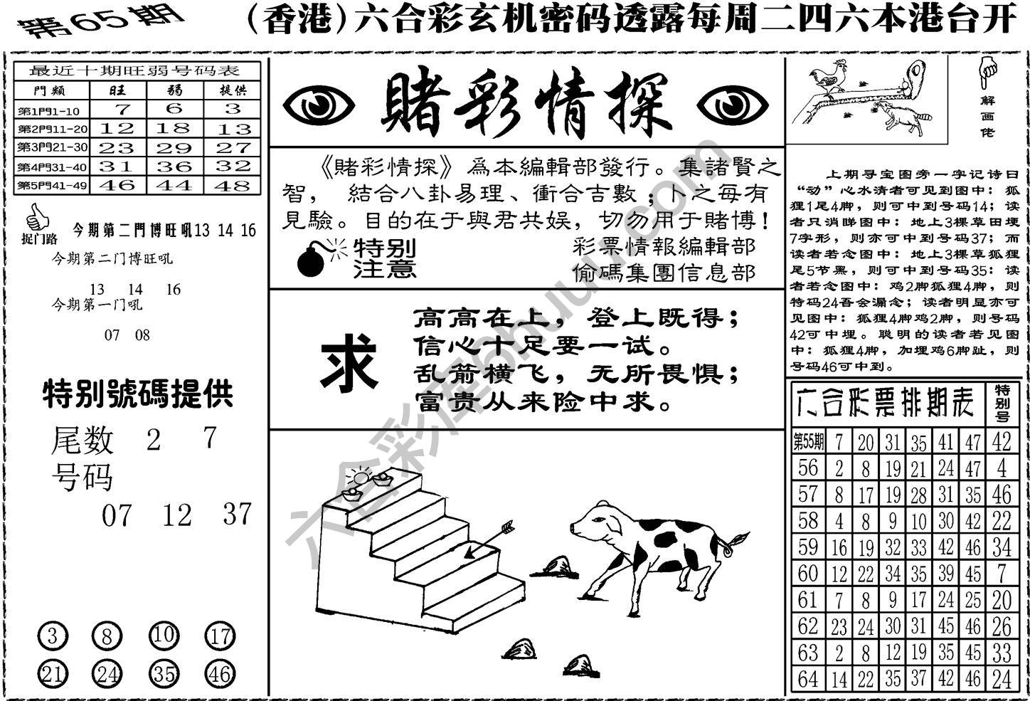 赌彩情探