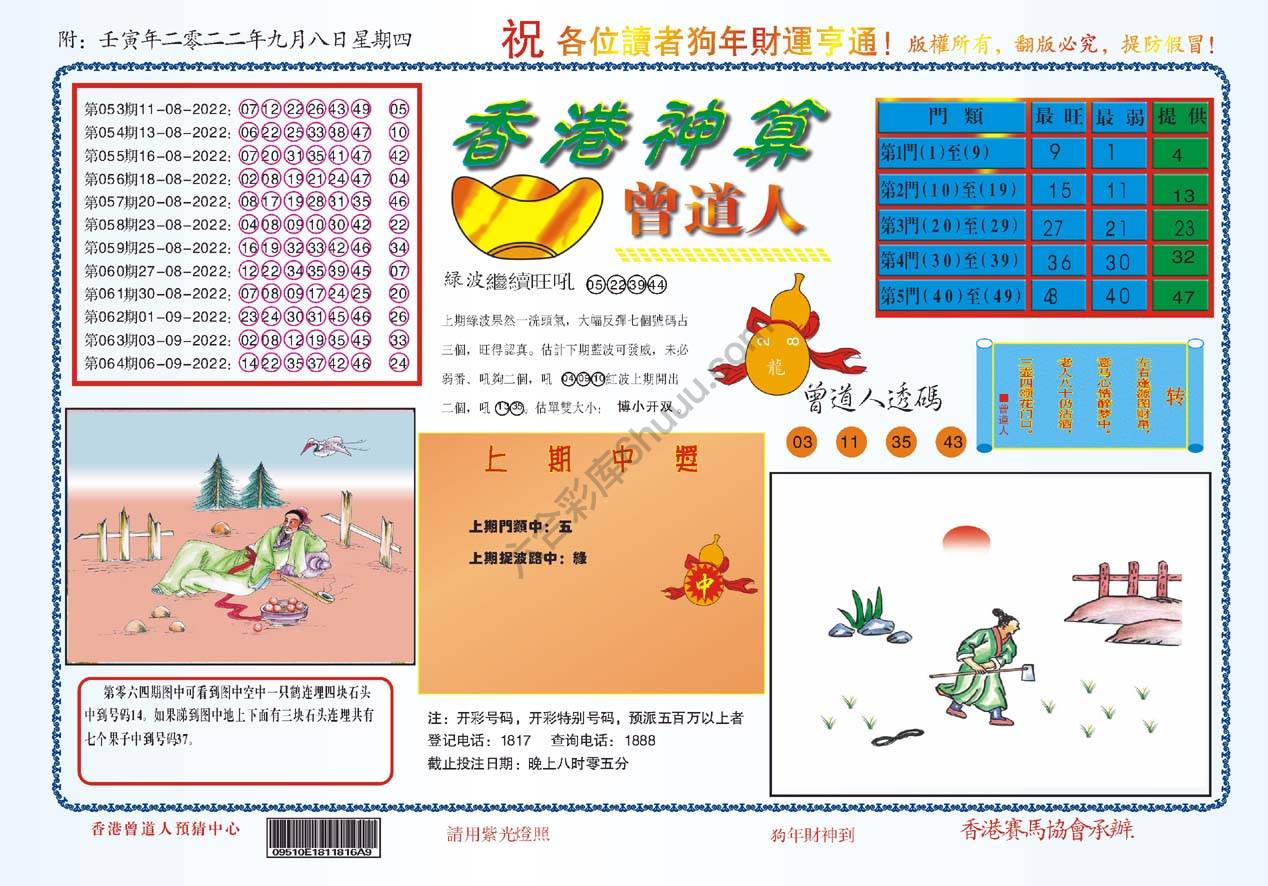 香港神算曾道人
