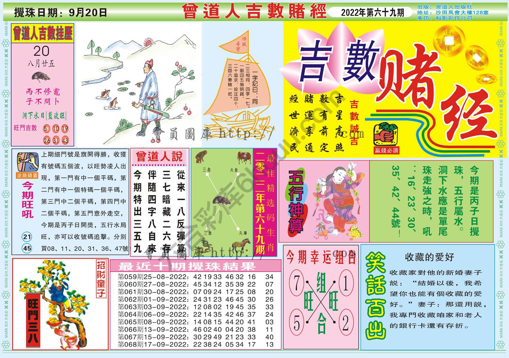 曾道人吉数赌经