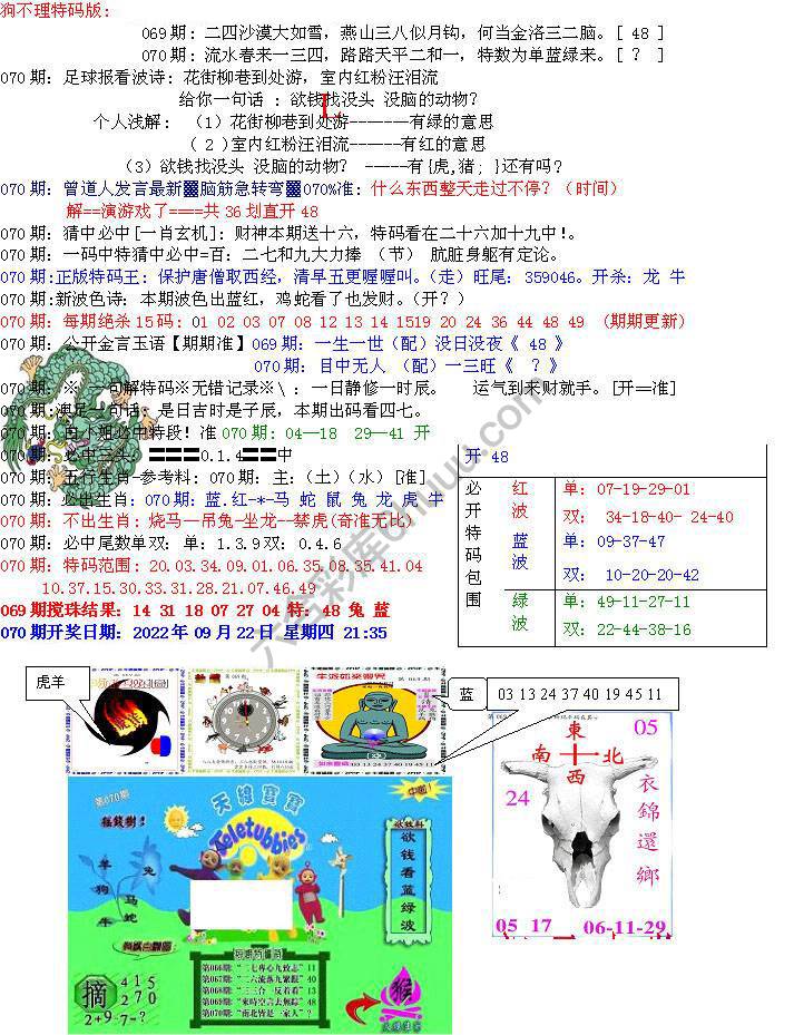 青龙五鬼报