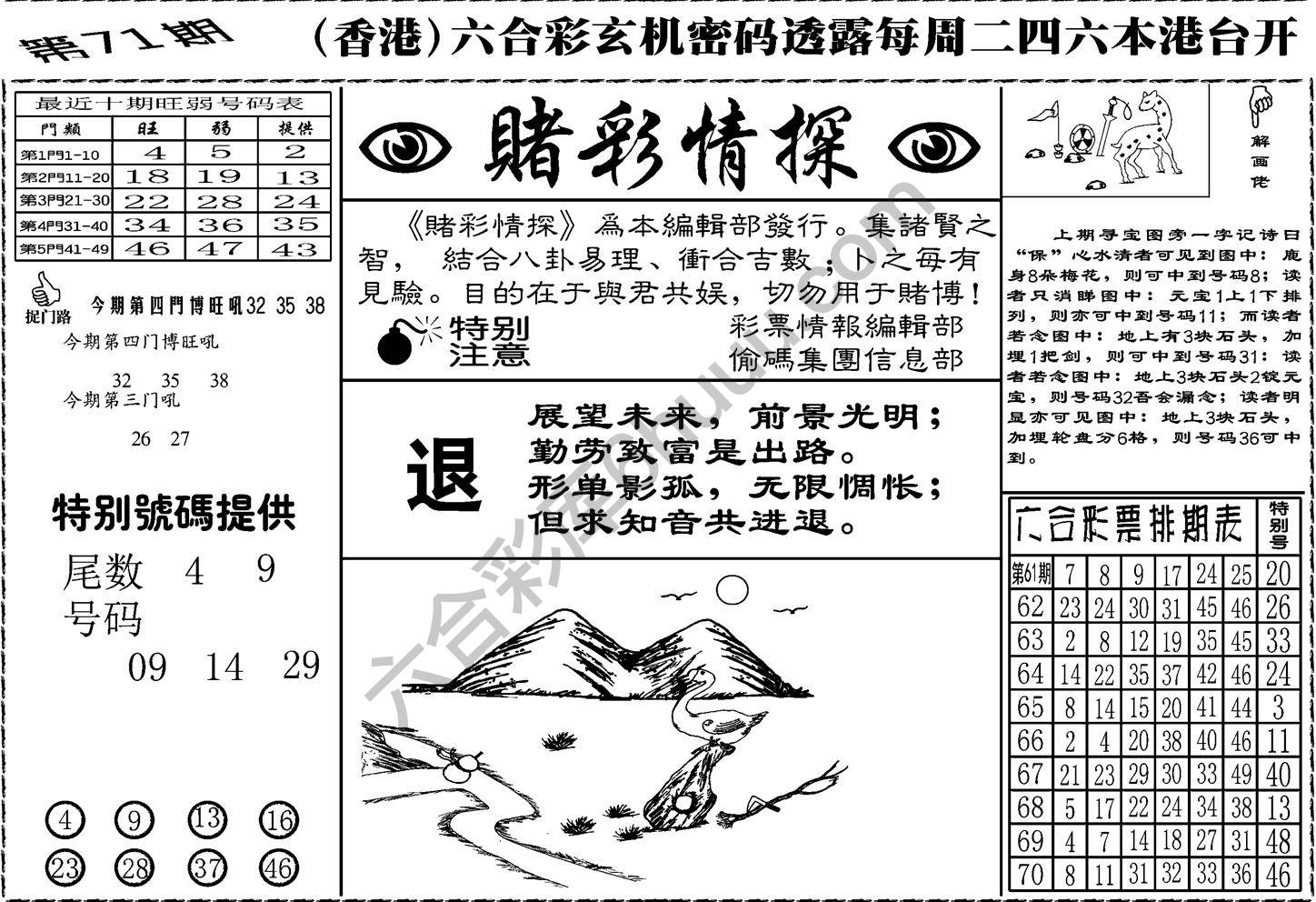 赌彩情探