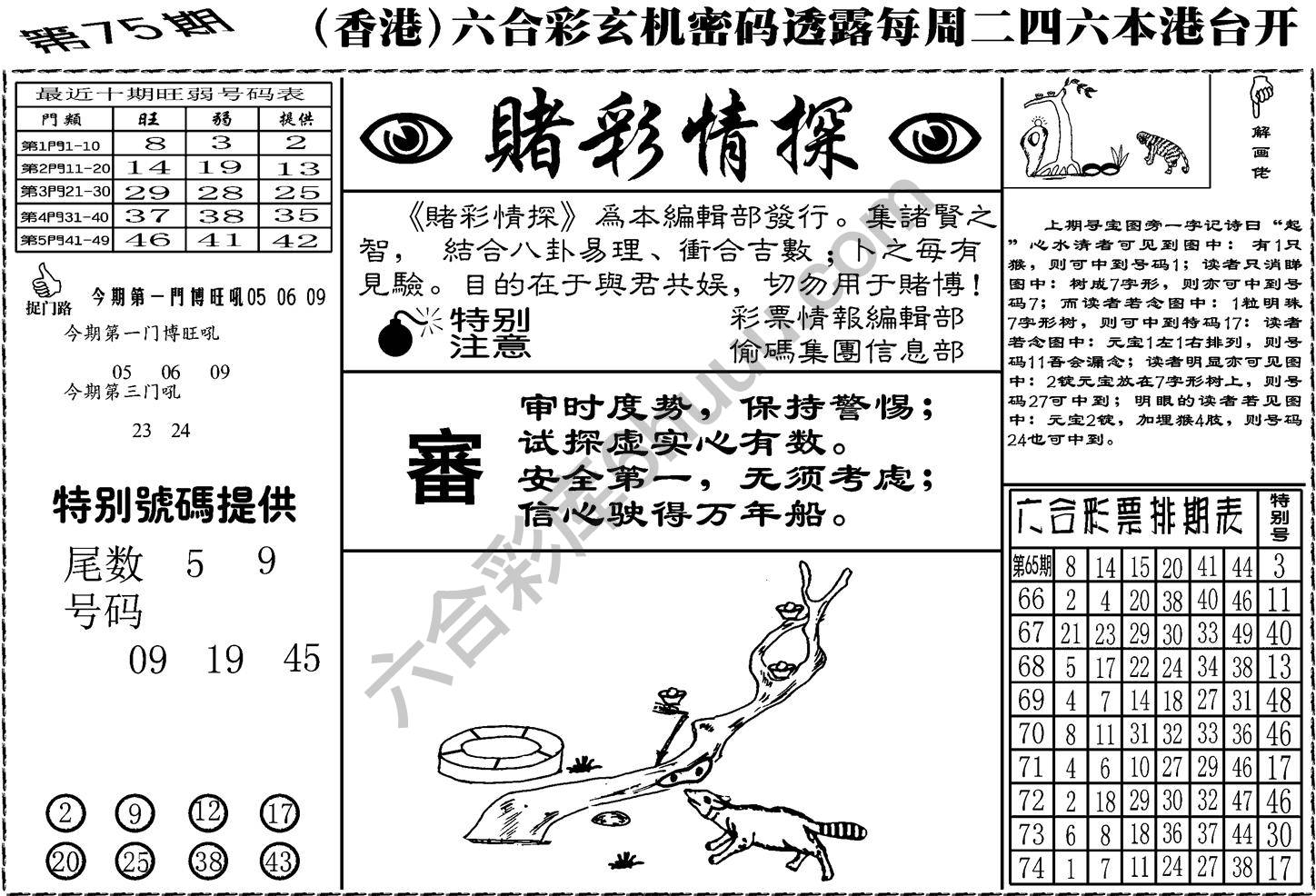 赌彩情探