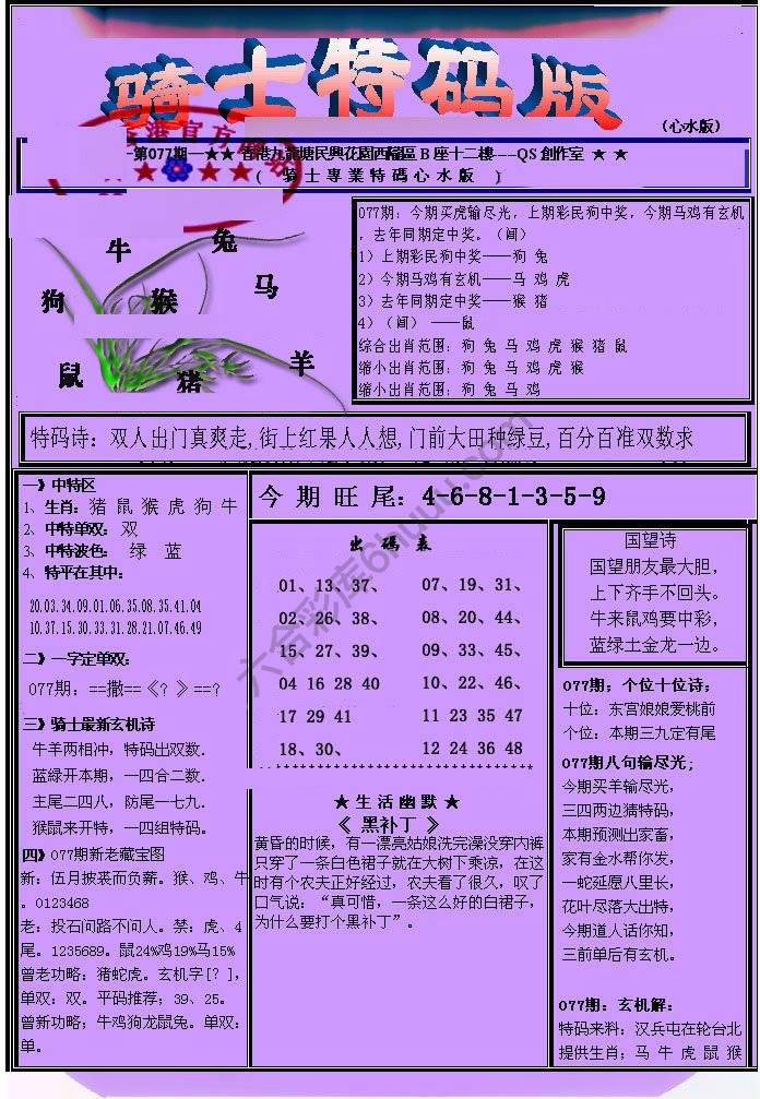 另类骑士特码版