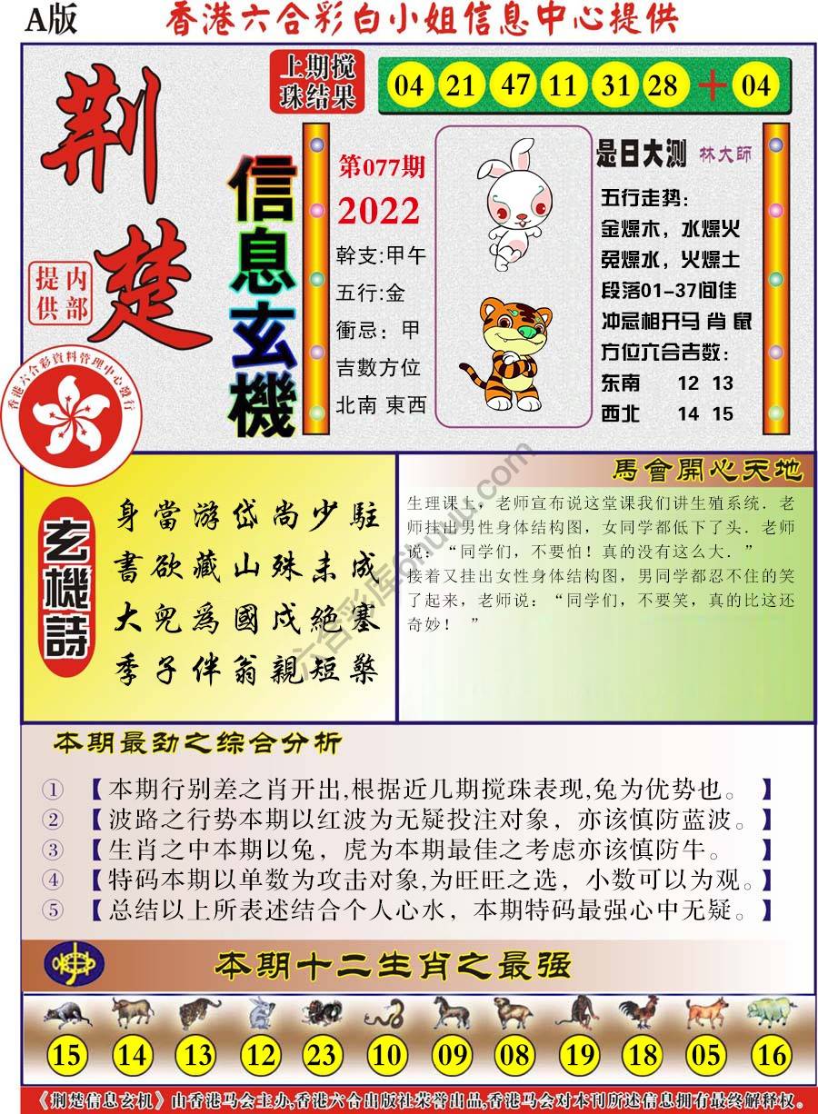 荆楚信息玄机