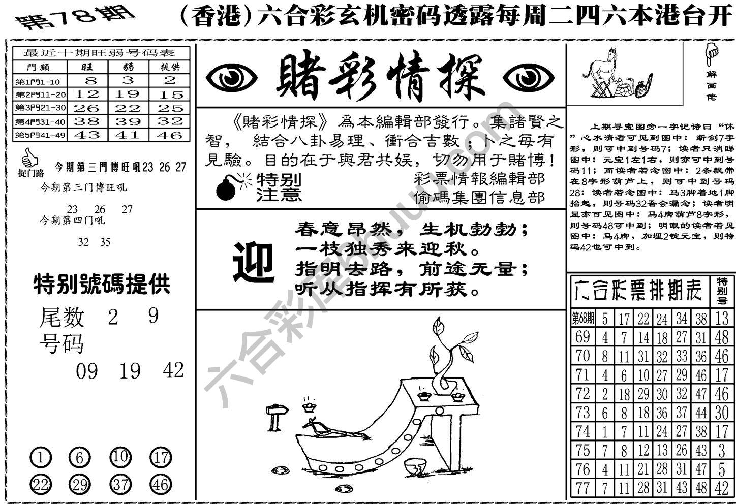 赌彩情探