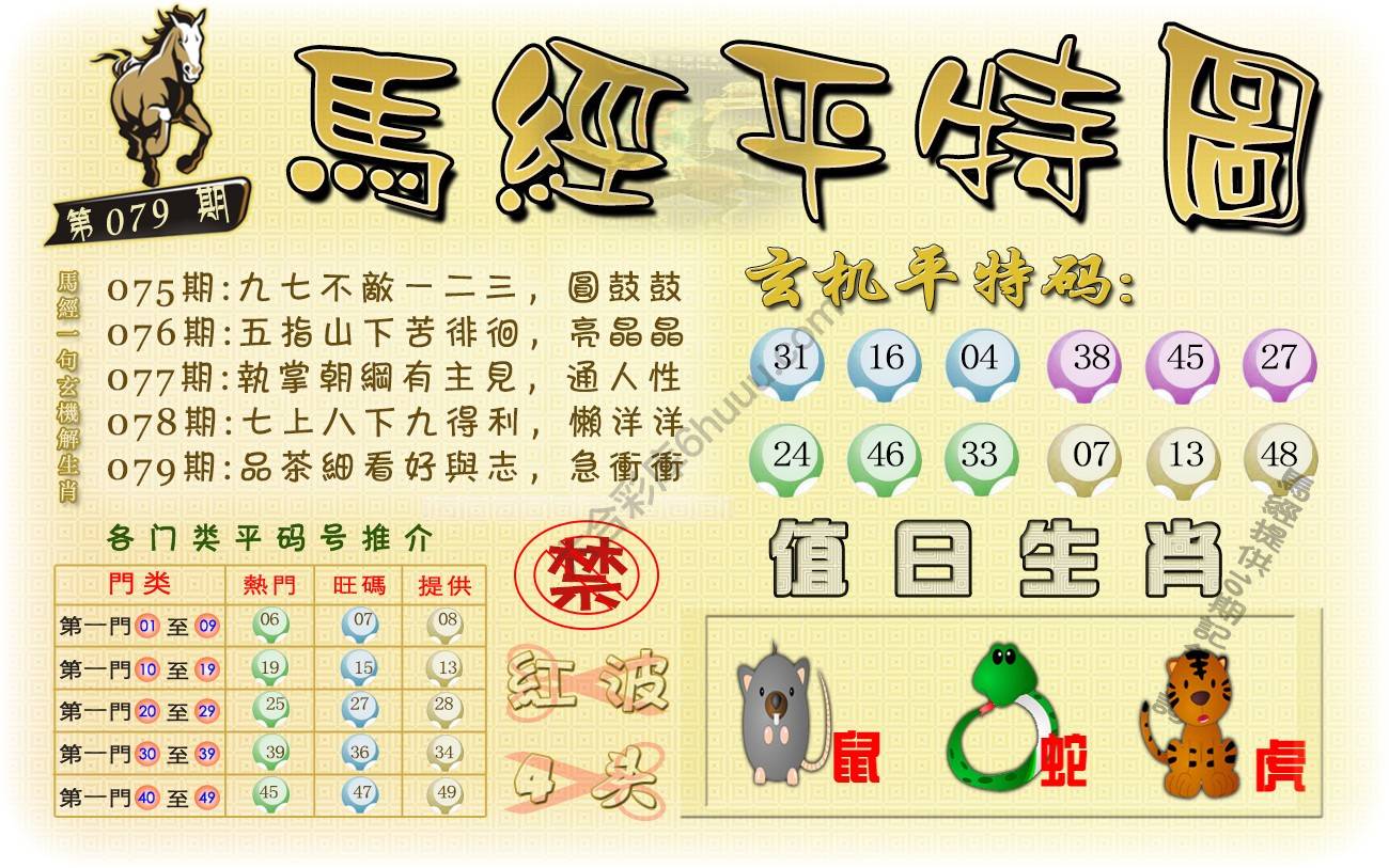 马经平特图