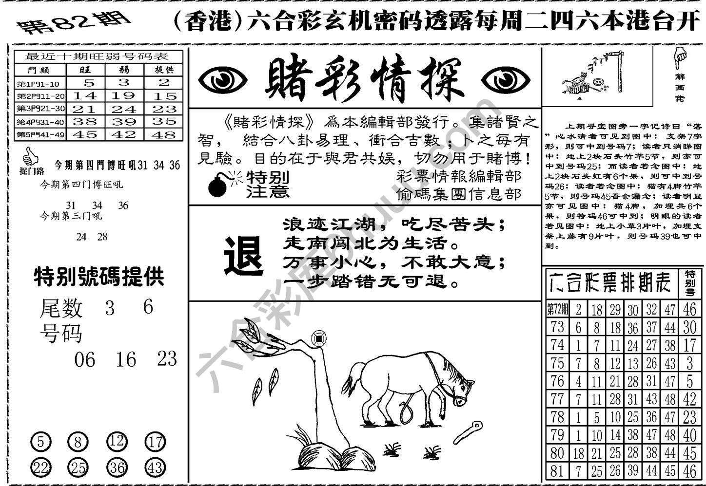 赌彩情探