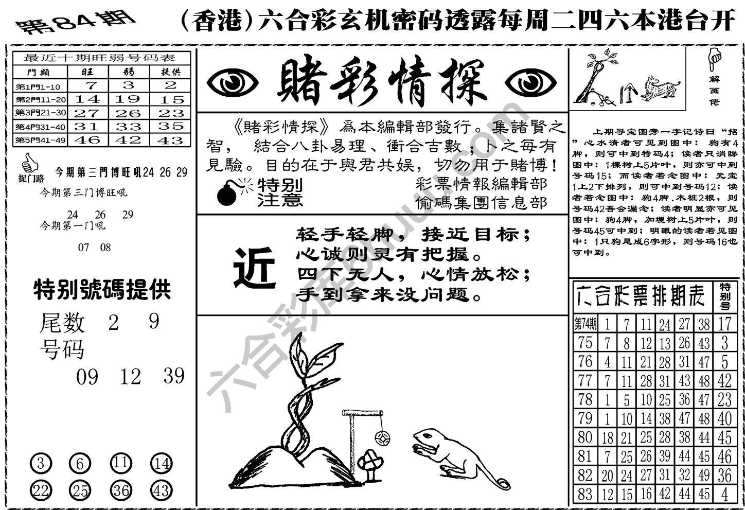 赌彩情探