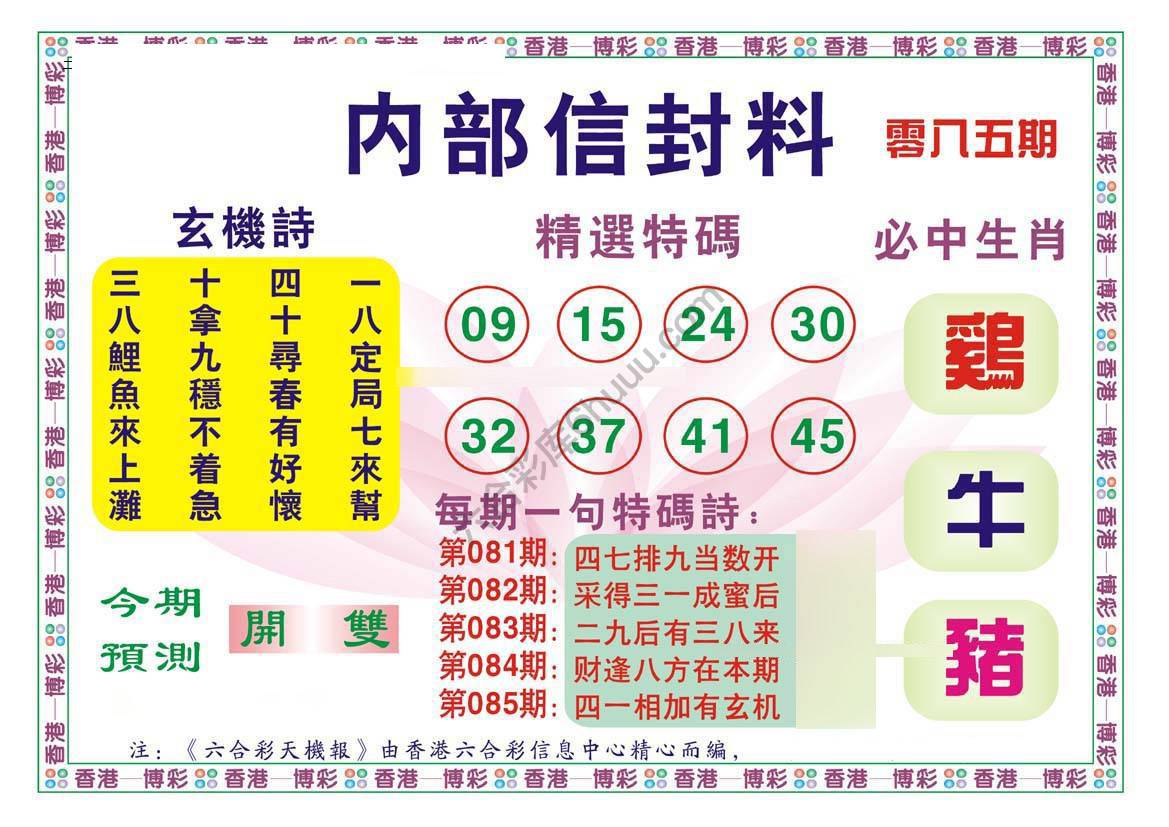 内部信封料