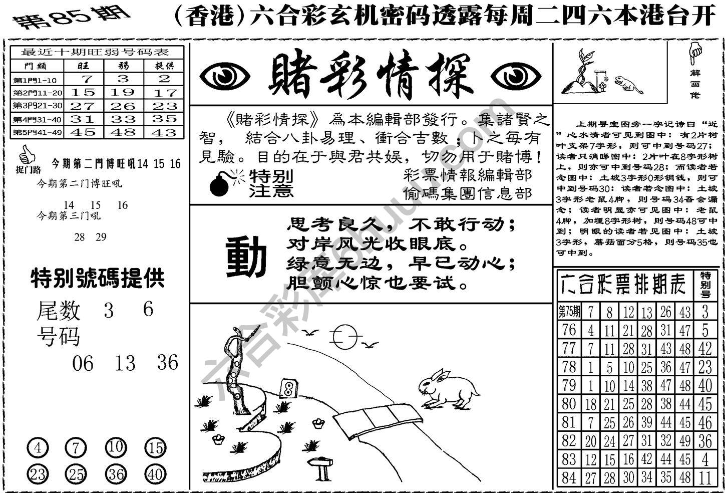 赌彩情探