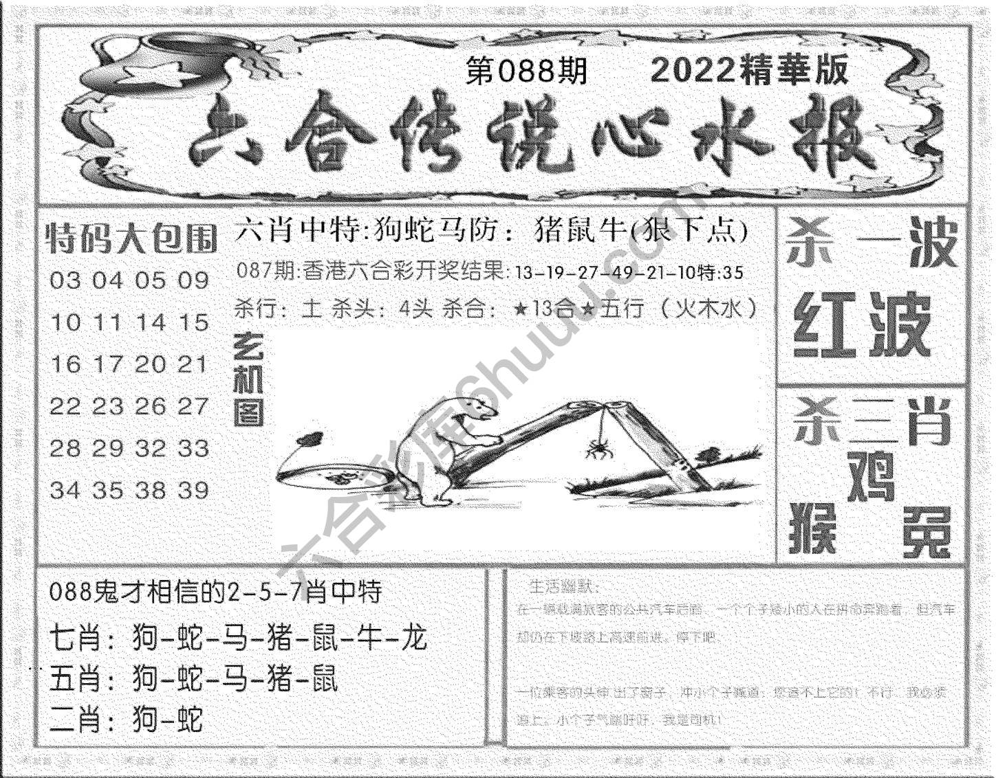 六合传说心水报