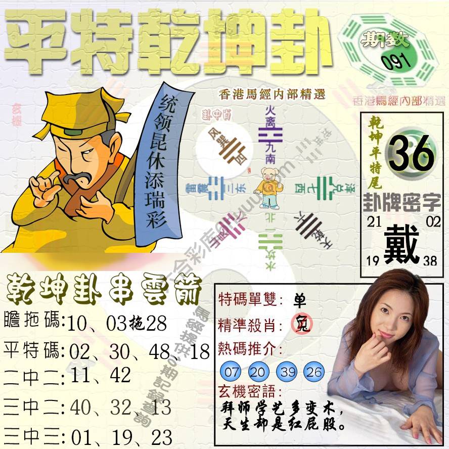 平特乾坤卦