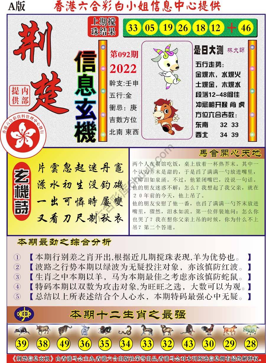 荆楚信息玄机