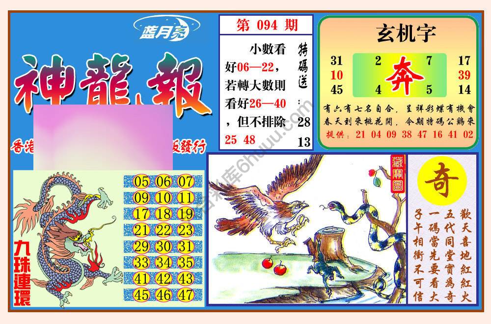 蓝月亮神龙报