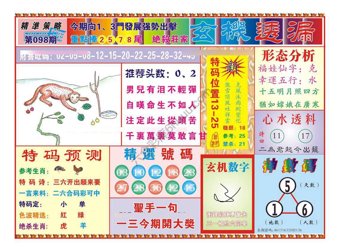 玄机透漏