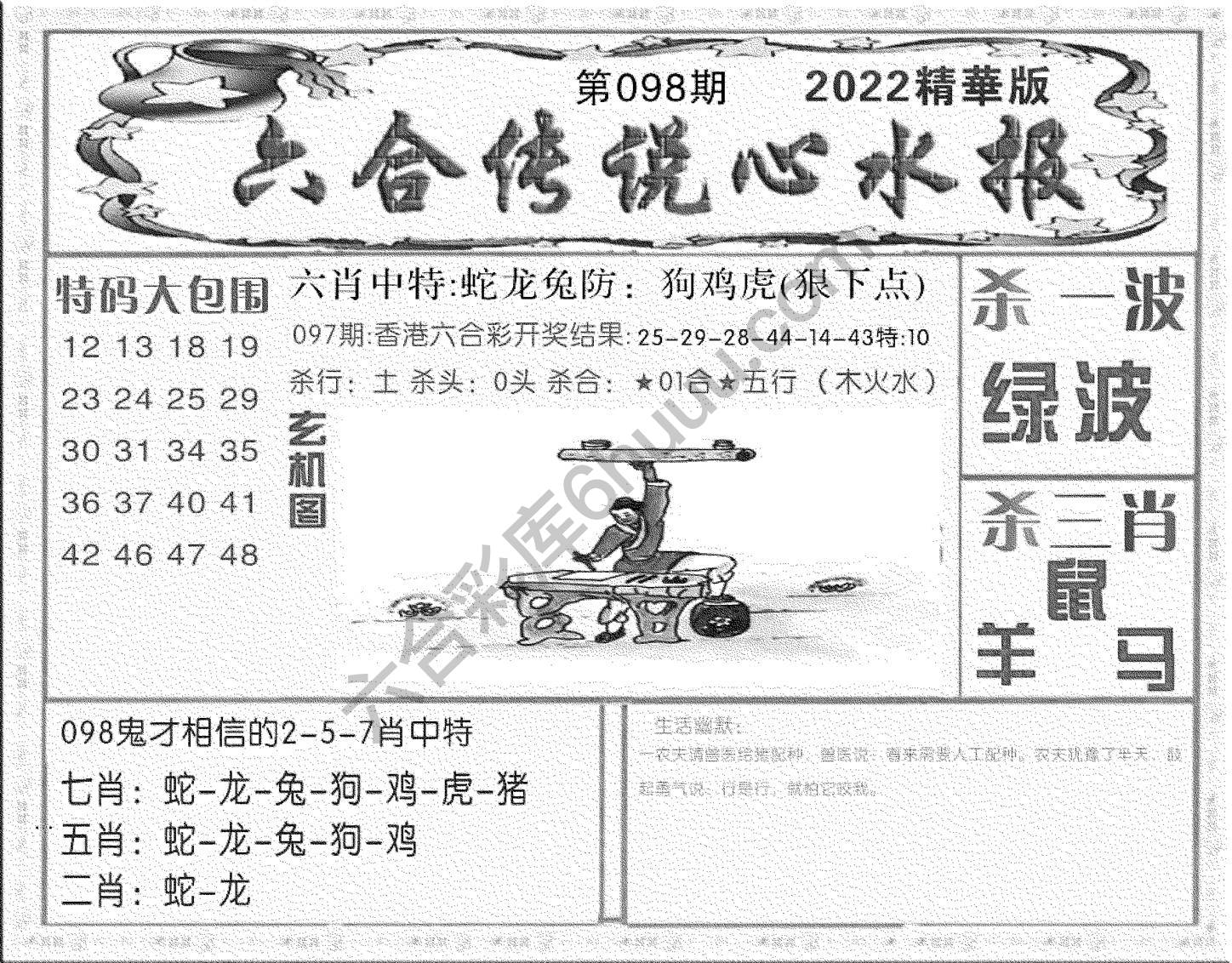 六合传说心水报
