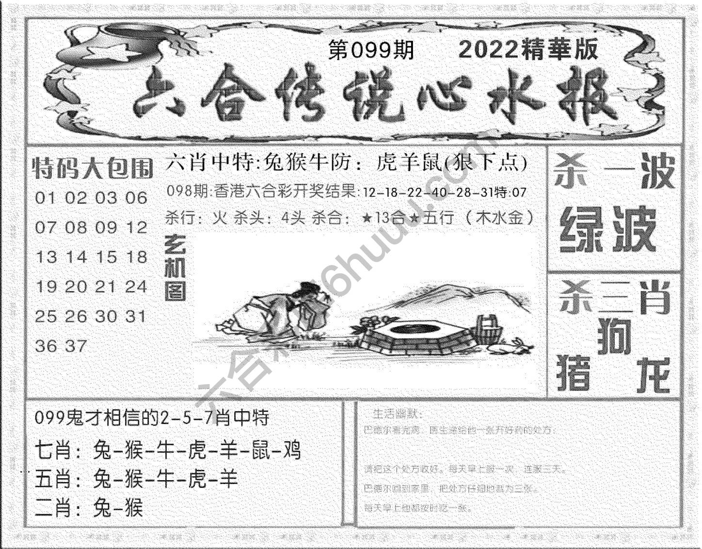 六合传说心水报