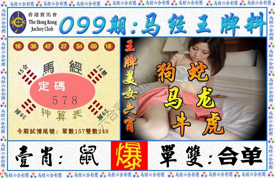 马经王牌料